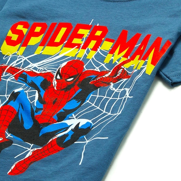 Civil Kids Spider-Man Skills T-Shirt, L(10), Blue & Red. - Picture 3 of 5